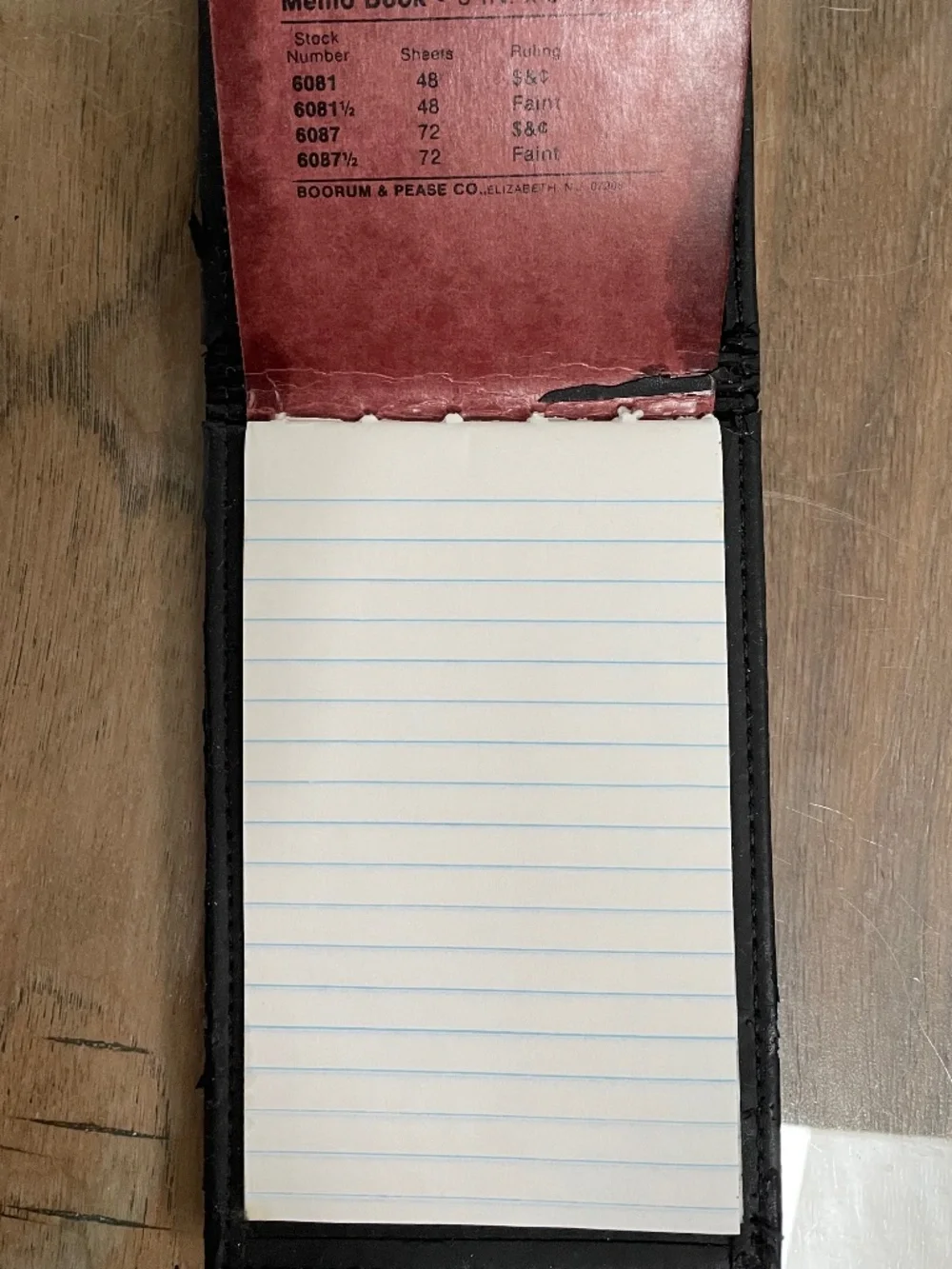 Leather Notepad Holder